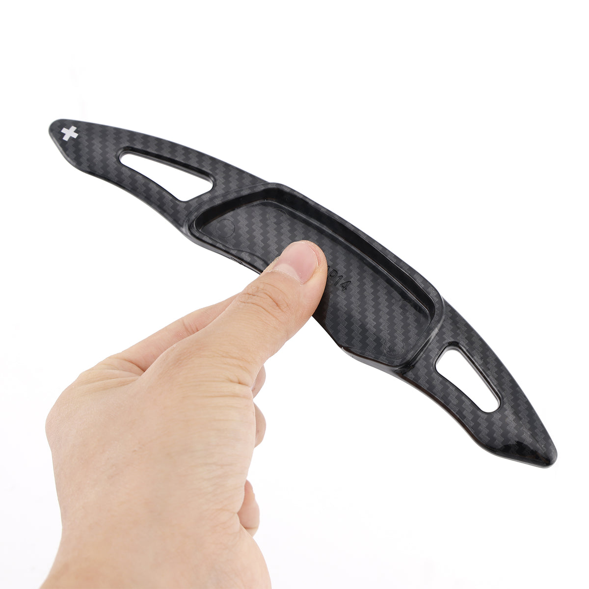 Carbon Look Steering Wheel Paddle Shifter Extension For Subaru Forester Outback