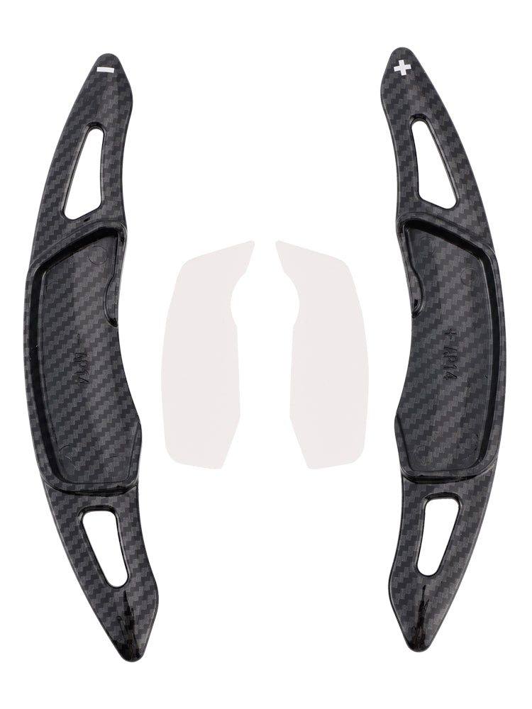 Carbon Look Steering Wheel Paddle Shifter Extension For Subaru Forester Outback
