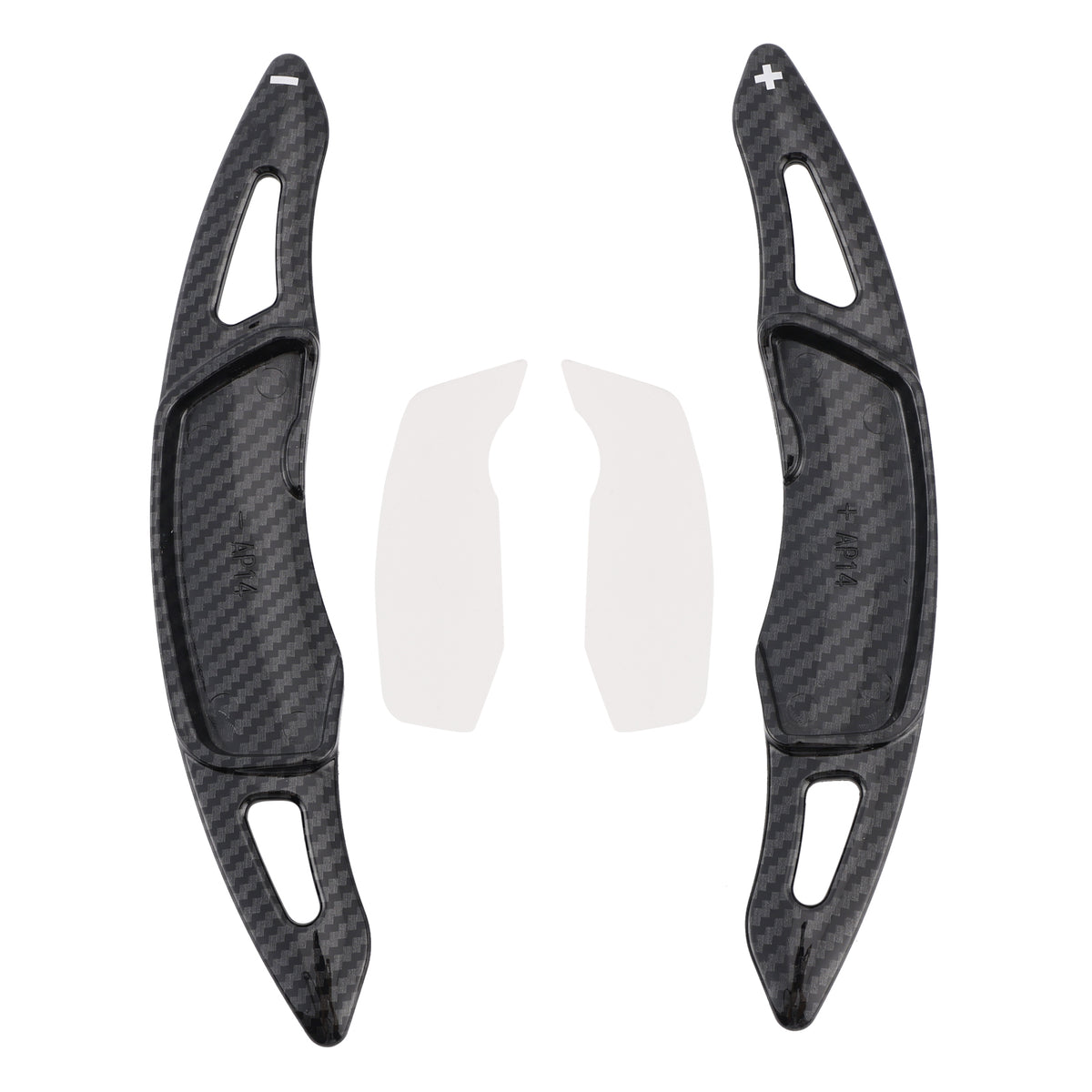 Carbon Look Steering Wheel Paddle Shifter Extension For Subaru Forester Outback