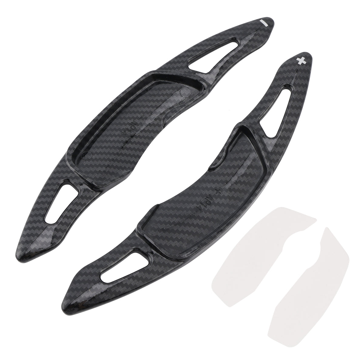 Carbon Look Steering Wheel Paddle Shifter Extension For Subaru Forester Outback