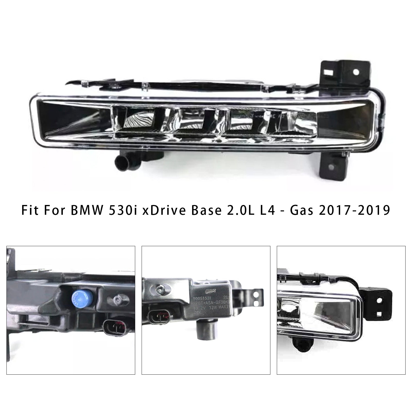 1 Pcs LED Front Left Fog Light For BMW 5 Series G30 G38 2017-2019 63177349131