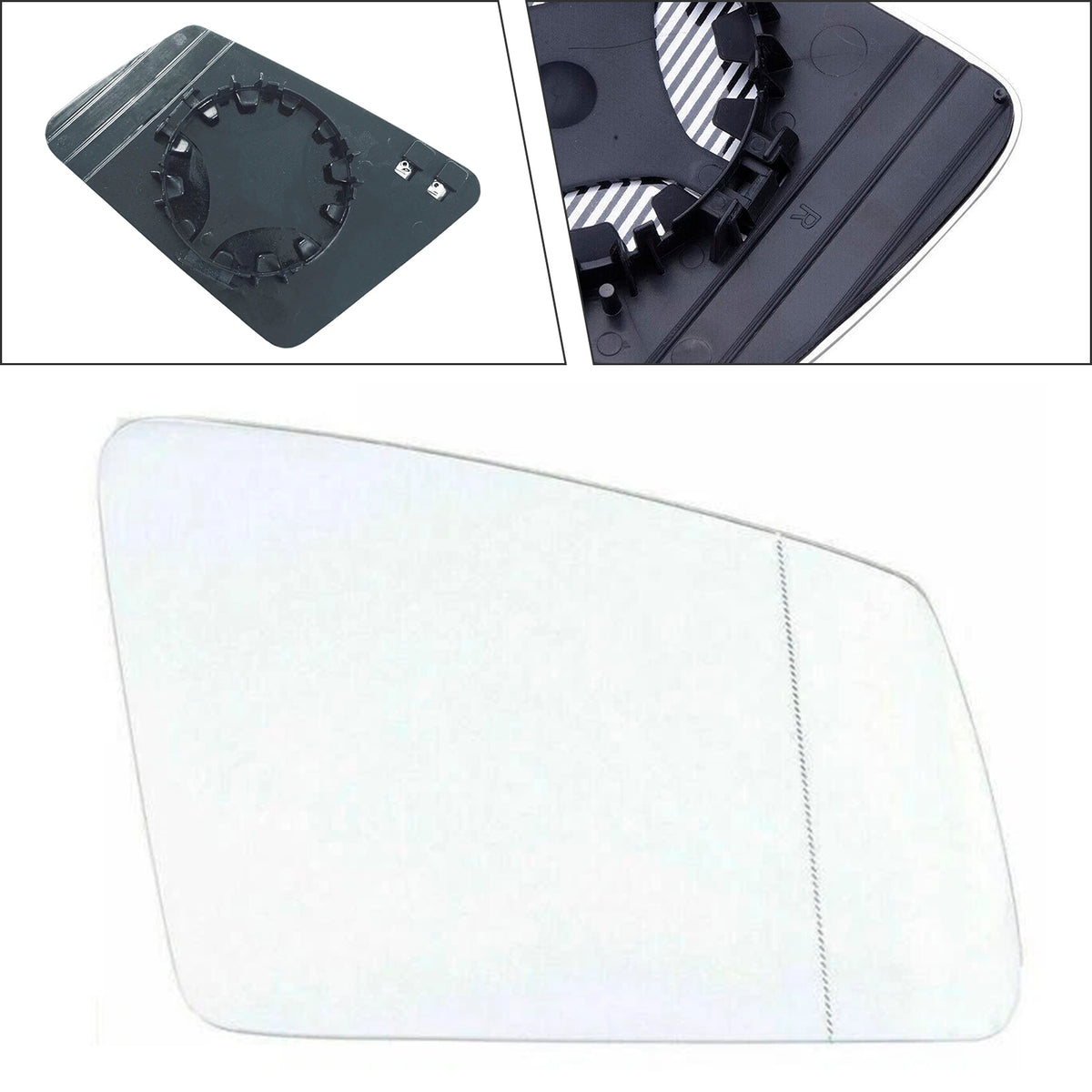 Right Heated Mirror Glass For Mercedes Benz W212 204 221