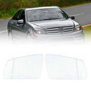 2012-2015 Mercedes Benz C250 W204 Left & Right Heated Mirror Glass 2128100521 2128100621 Generic