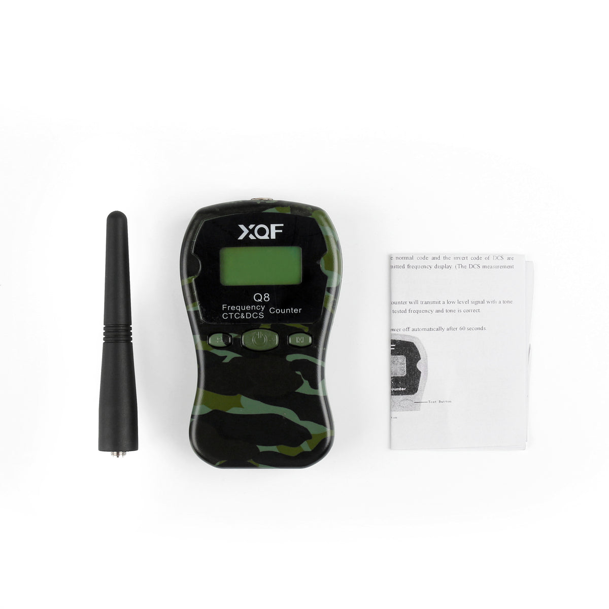 5x Q8 LCD Portable 1MHz-1000MHz Frequency Counter CTCSS/DCS Frequency Camouflage