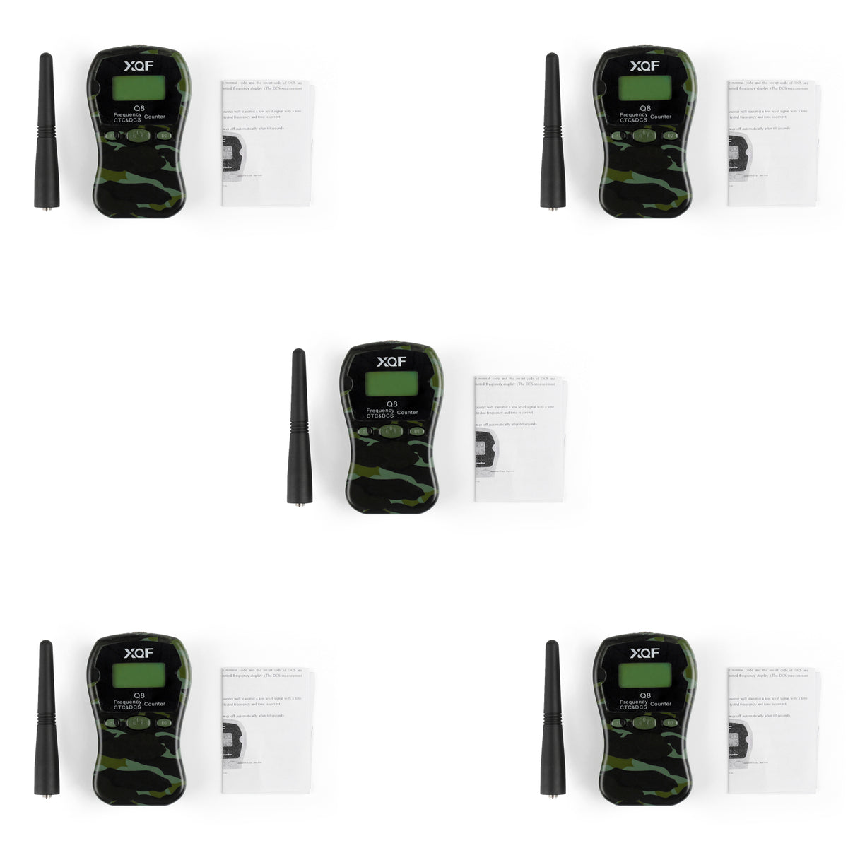 5x Q8 LCD Portable 1MHz-1000MHz Frequency Counter CTCSS/DCS Frequency Camouflage