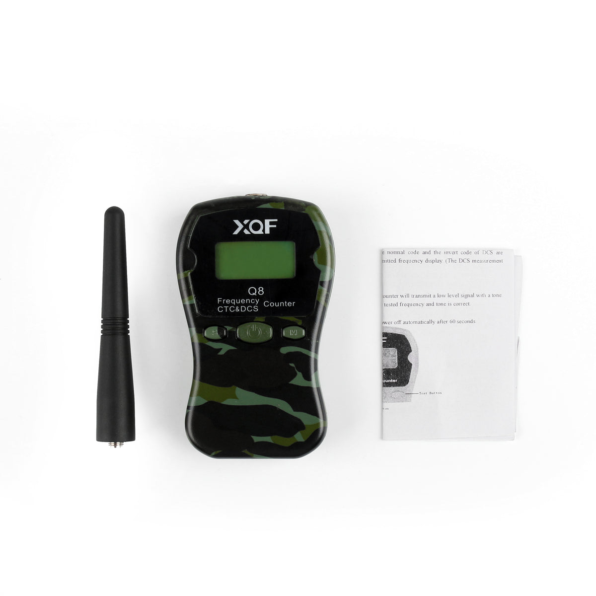 5x Q8 LCD Portable 1MHz-1000MHz Frequency Counter CTCSS/DCS Frequency Camouflage