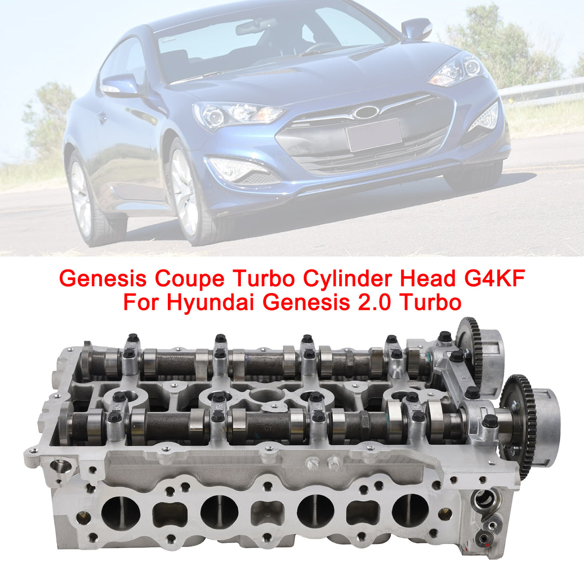 Hyundai Genesis 2.0 Turbo Cylinder Head Hyundai 2.0 turbo DOHC G4KF Generic