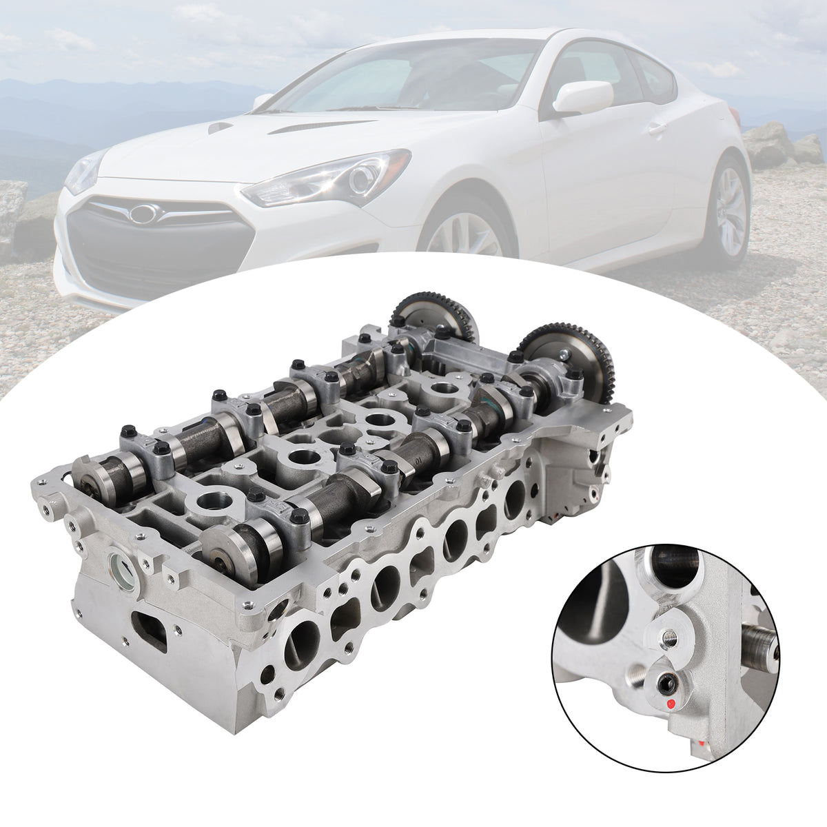 Hyundai Genesis 2.0 Turbo Cylinder Head Hyundai 2.0 turbo DOHC G4KF Generic