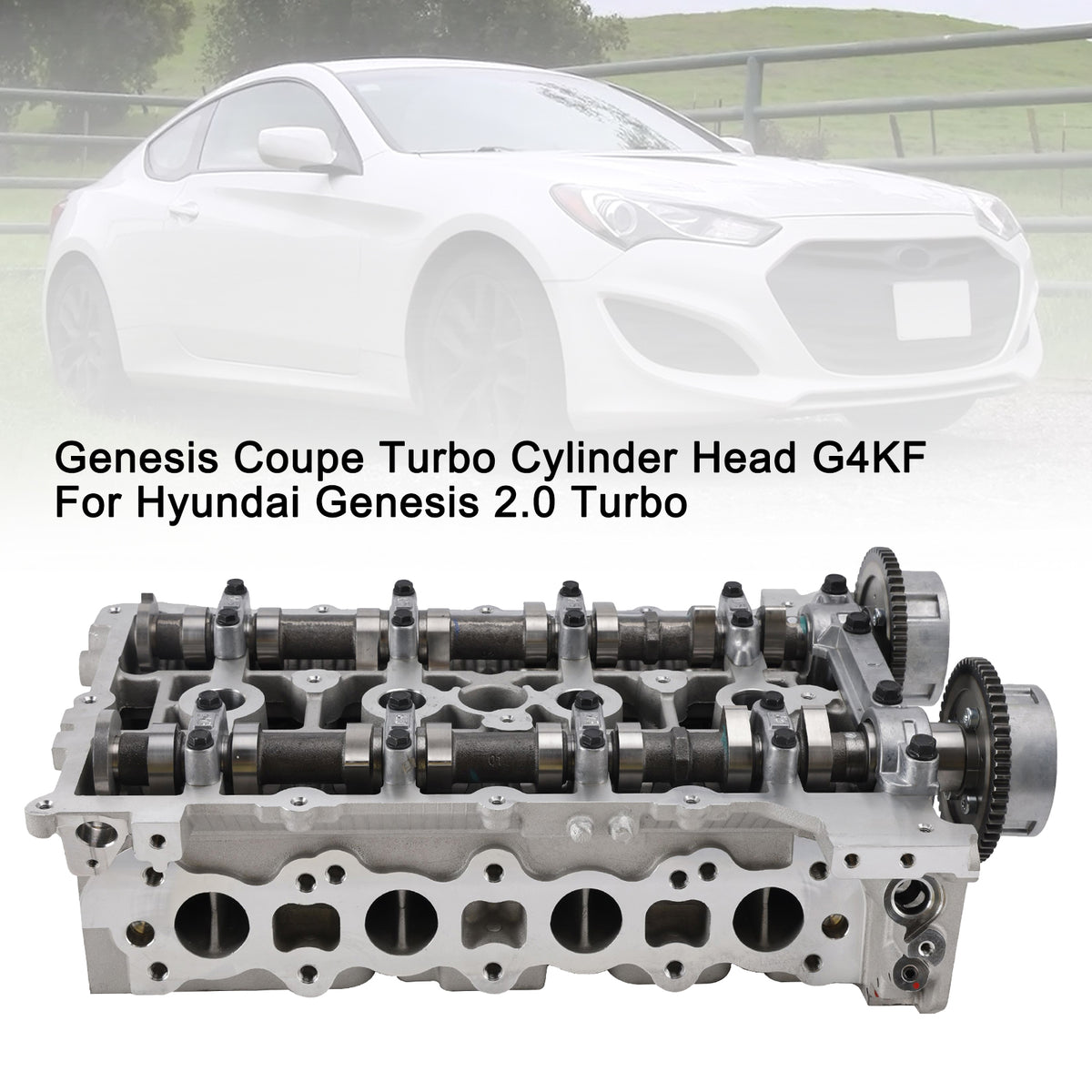 Hyundai Genesis 2.0 Turbo Cylinder Head Hyundai 2.0 turbo DOHC G4KF Generic