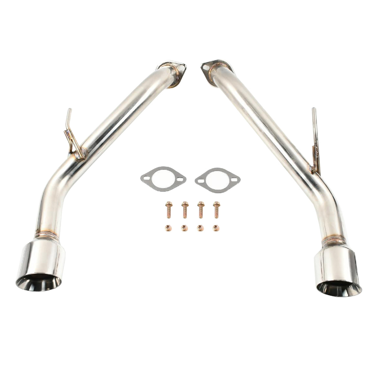 Muffler Axle Back Double Wall Dual Tips Exhaust Pipe for Infiniti Q50 2014-UP