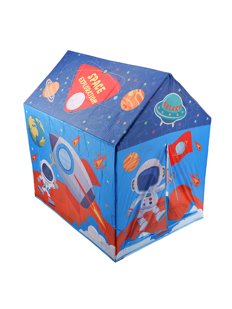 Blue Space Shape Tent Large Playhouse Kid Play Tent Indoor And Outdoor Game