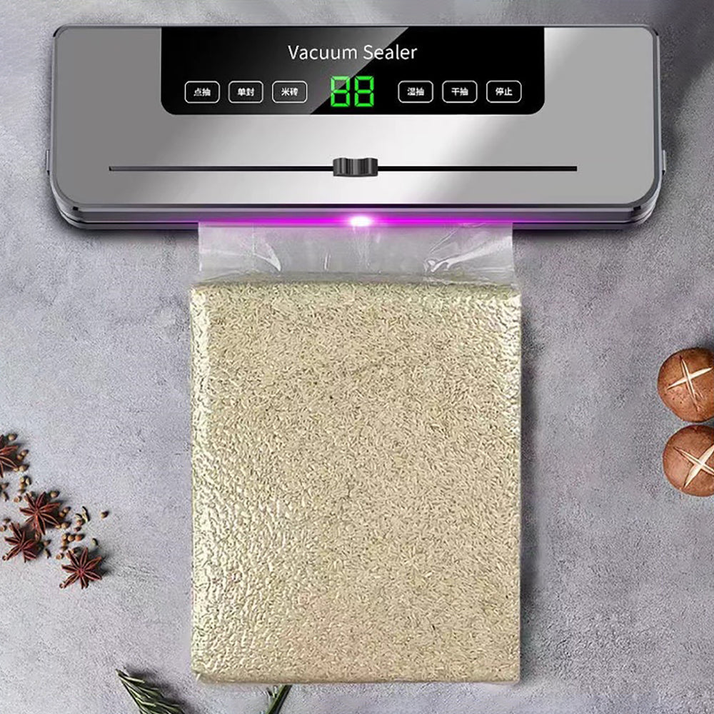 Vacuum Sealer Machine Auto Dry Wet Food Saver Storage Packing W Food Seal Bags