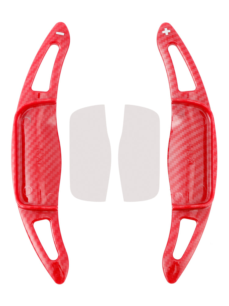 Carbon Look Steering Wheel Paddle Shifter Extension For Toyota Corolla RAV4