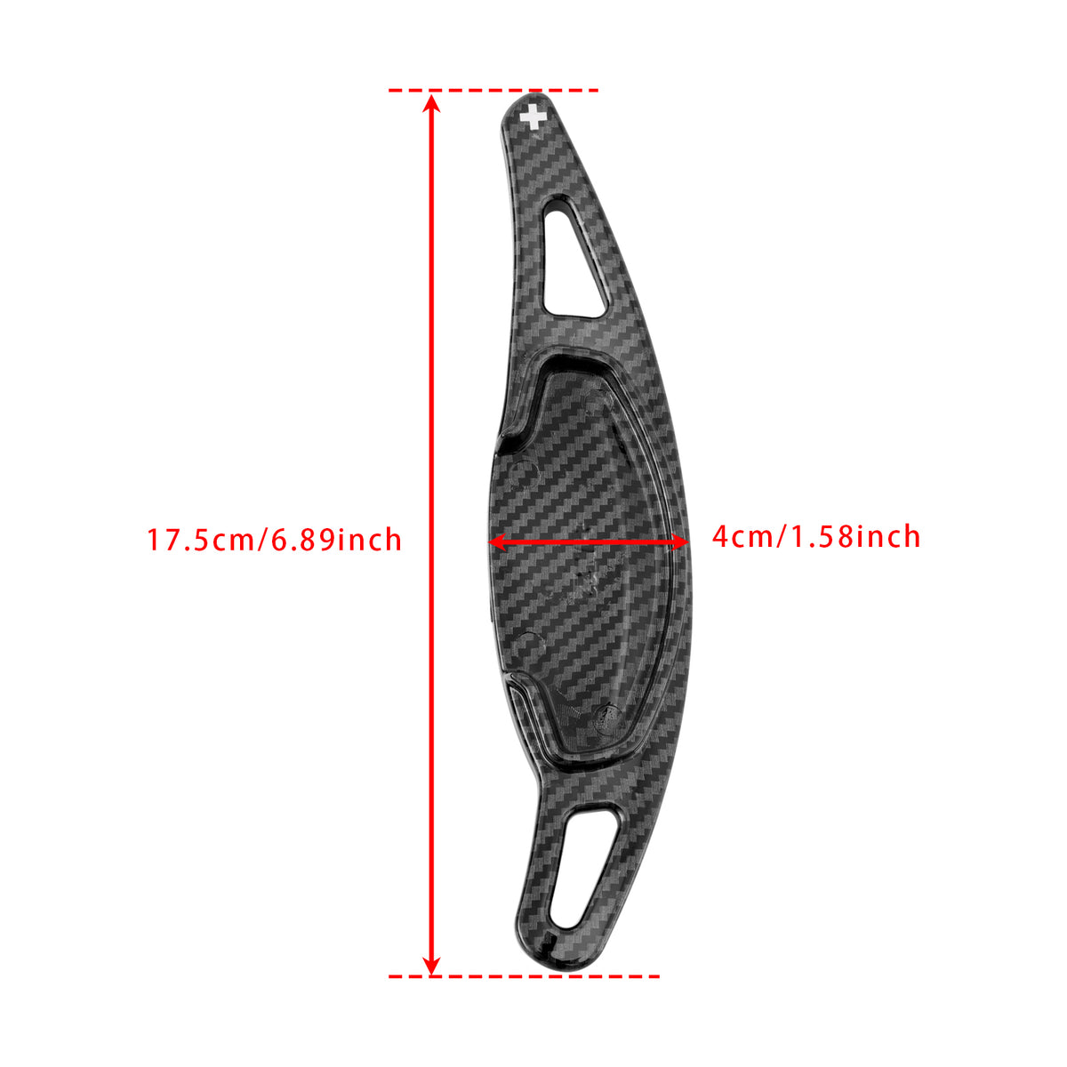 Carbon Look Steering Wheel Paddle Shifter Extension For Honda CRV Civic 11th Gen