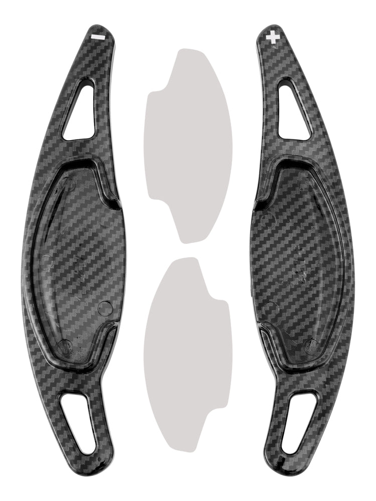 Carbon Look Steering Wheel Paddle Shifter Extension For Honda CRV Civic 11th Gen