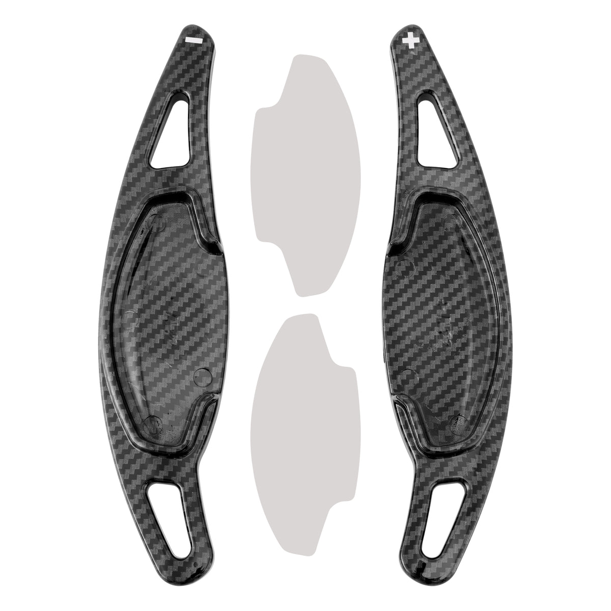 Carbon Look Steering Wheel Paddle Shifter Extension For Honda CRV Civic 11th Gen