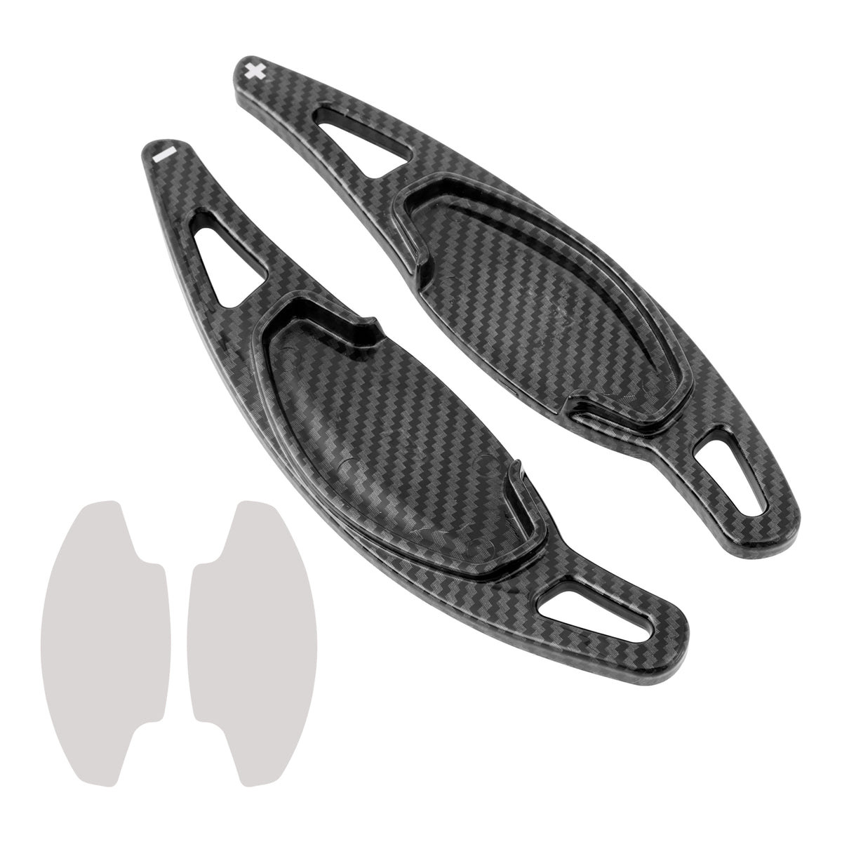 Carbon Look Steering Wheel Paddle Shifter Extension For Honda CRV Civic 11th Gen