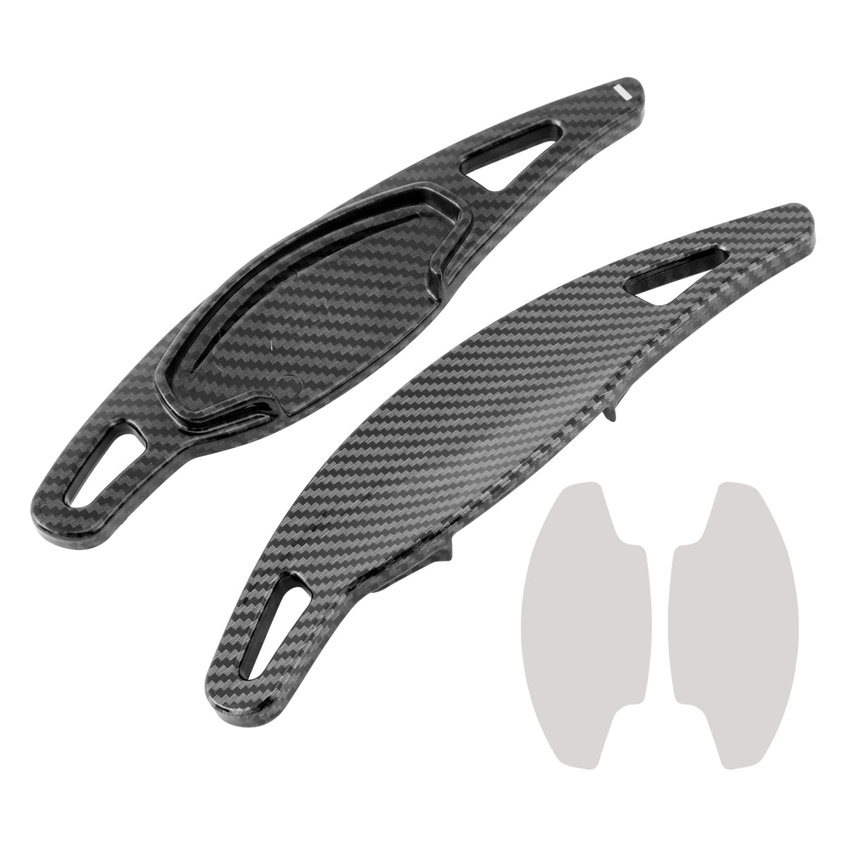 Carbon Look Steering Wheel Paddle Shifter Extension For Honda CRV Civic 11th Gen
