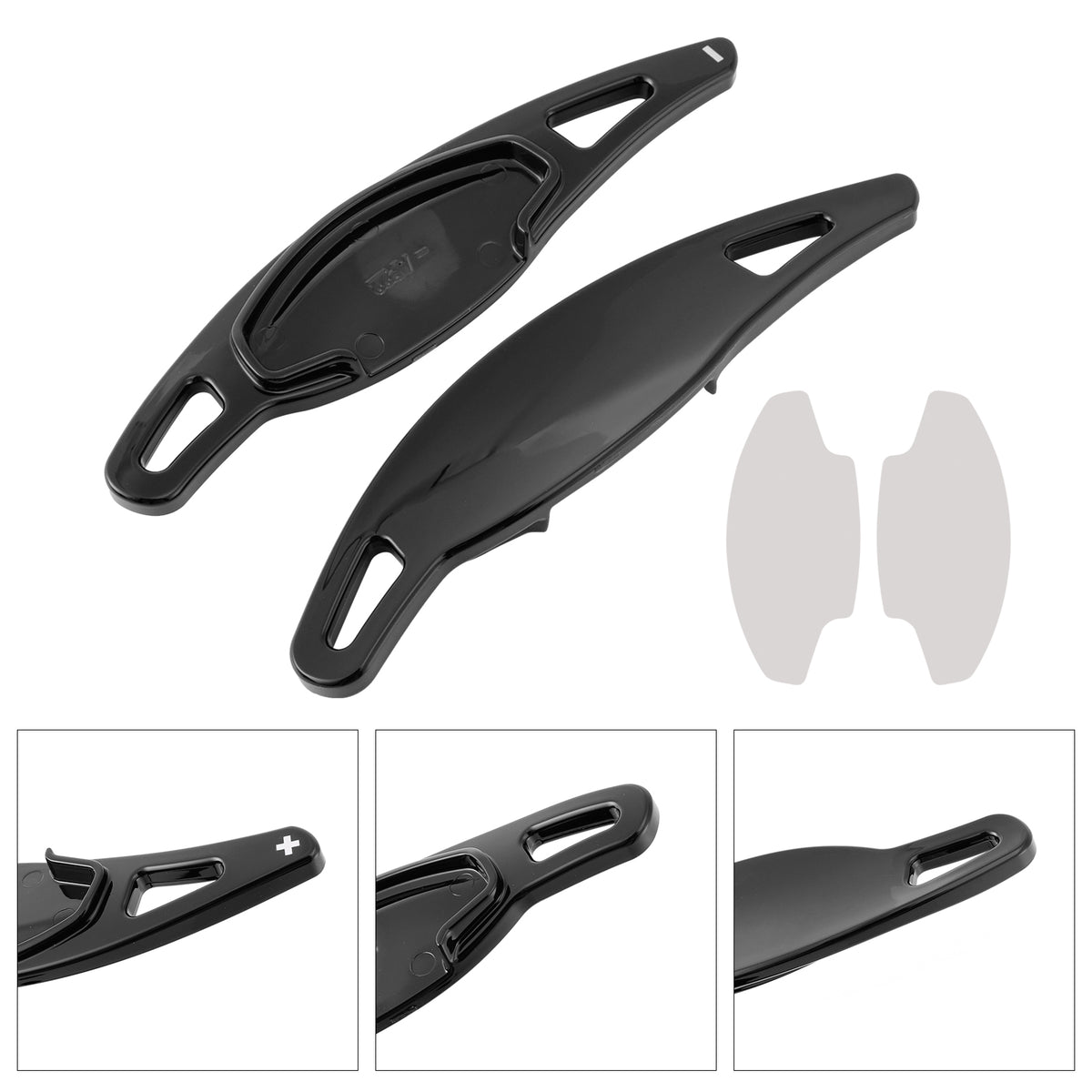 Steering Wheel Paddle Shifter Extension For Honda CRV Civic 11th Gen Black