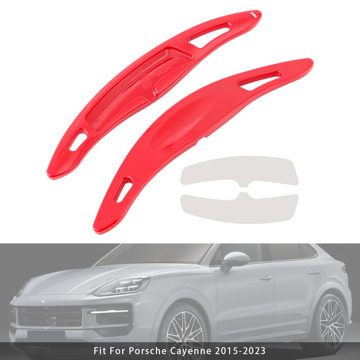 Steering Wheel Paddle Shifter Extension For Porsche Cayenne Macan Red
