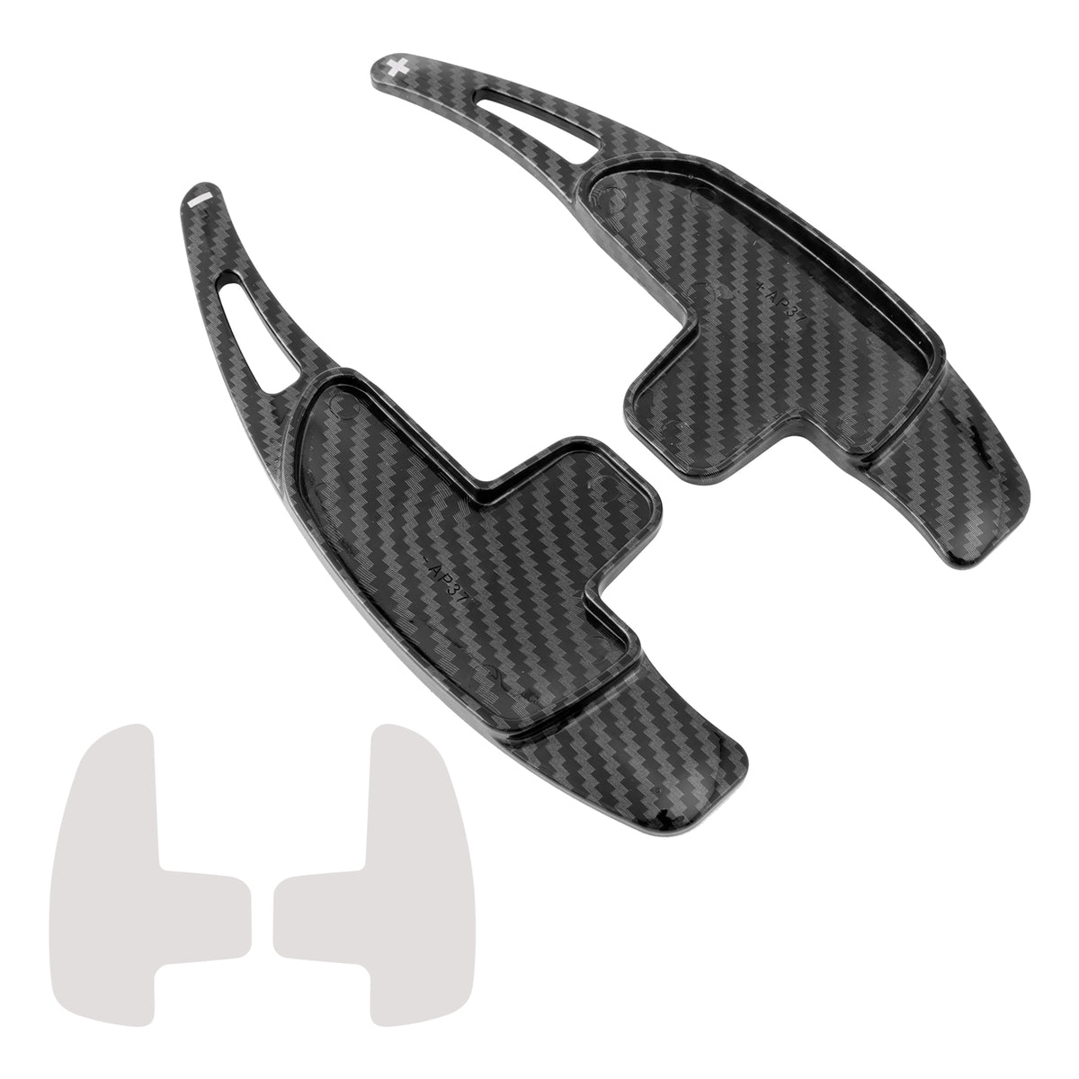 Carbon Look Steering Wheel Paddle Shifter Extension For Mercedes Benz AMG C63