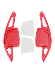 Carbon Look Steering Wheel Paddle Shifter Extension For Audi A3 A4 A6