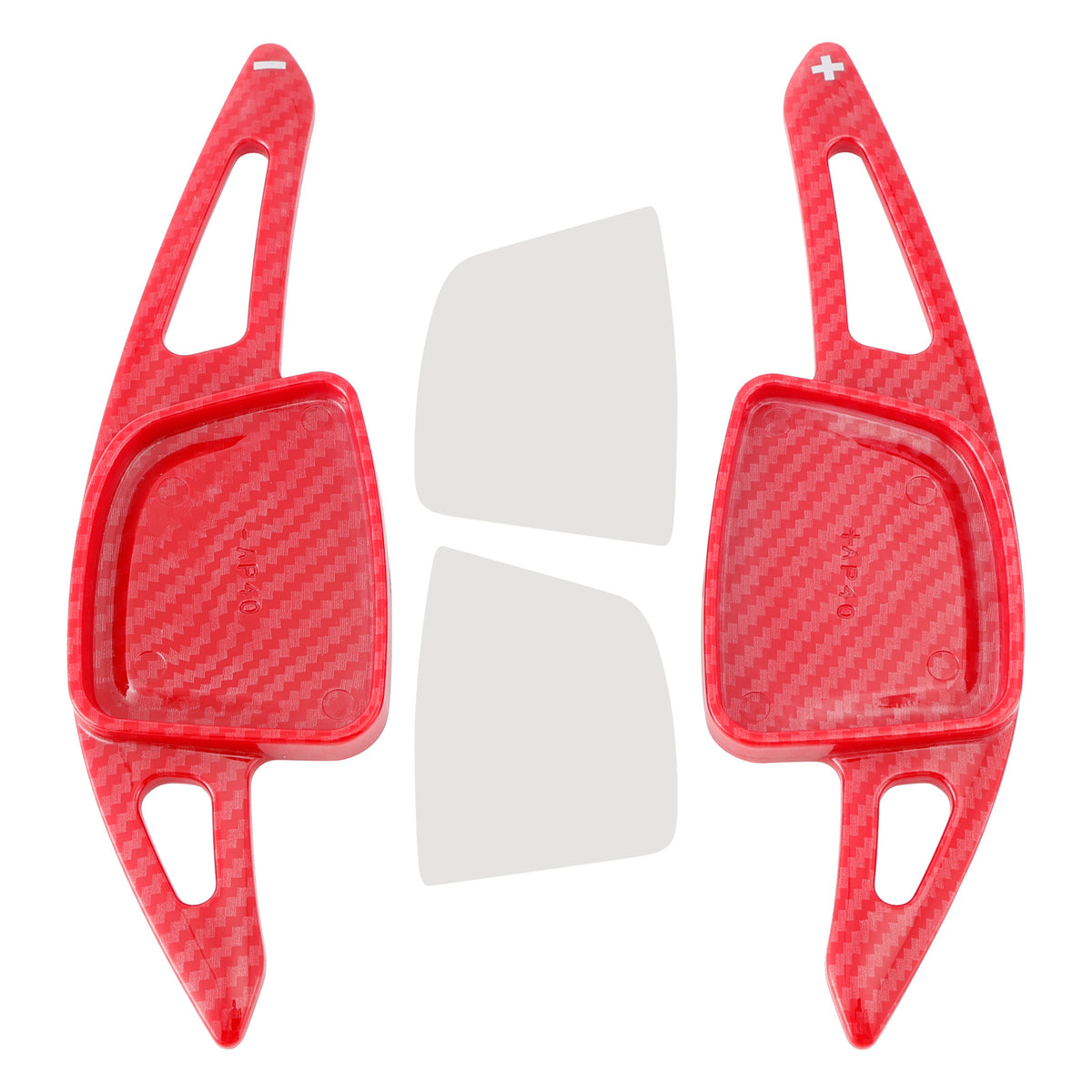 Carbon Look Steering Wheel Paddle Shifter Extension For Audi A3 A4 A6