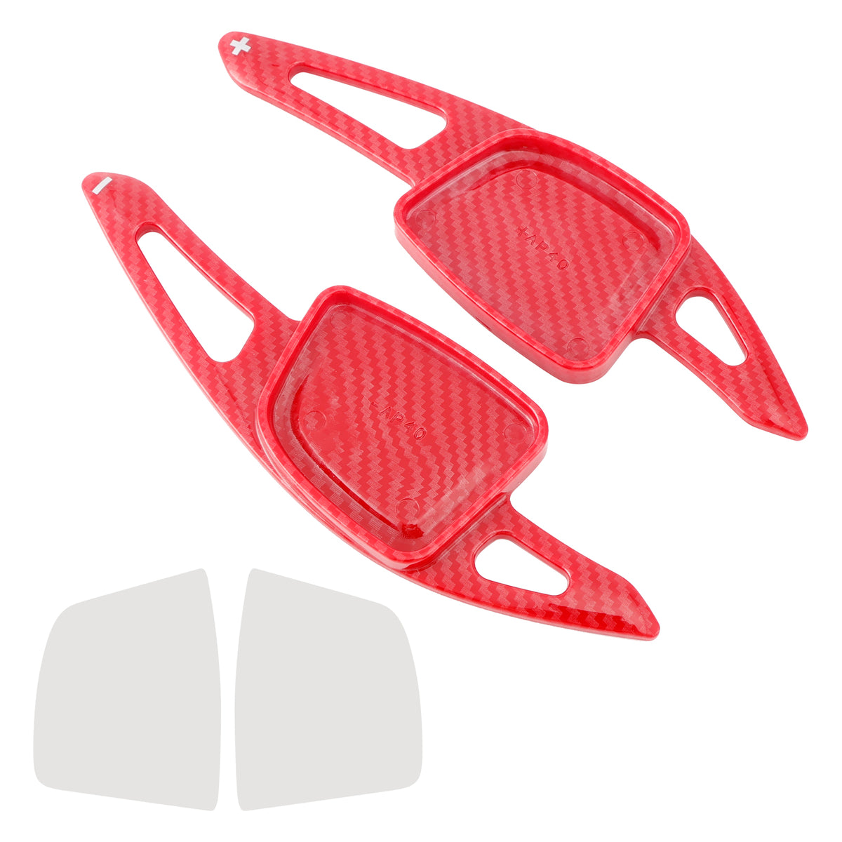 Carbon Look Steering Wheel Paddle Shifter Extension For Audi A3 A4 A6