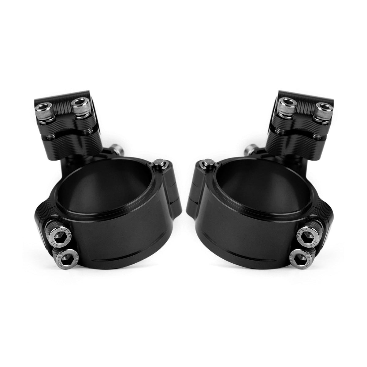 CNC Motorcycle 51mm Fork Clip on Clip ons Handlebar Heads Mount Clamp Universal
