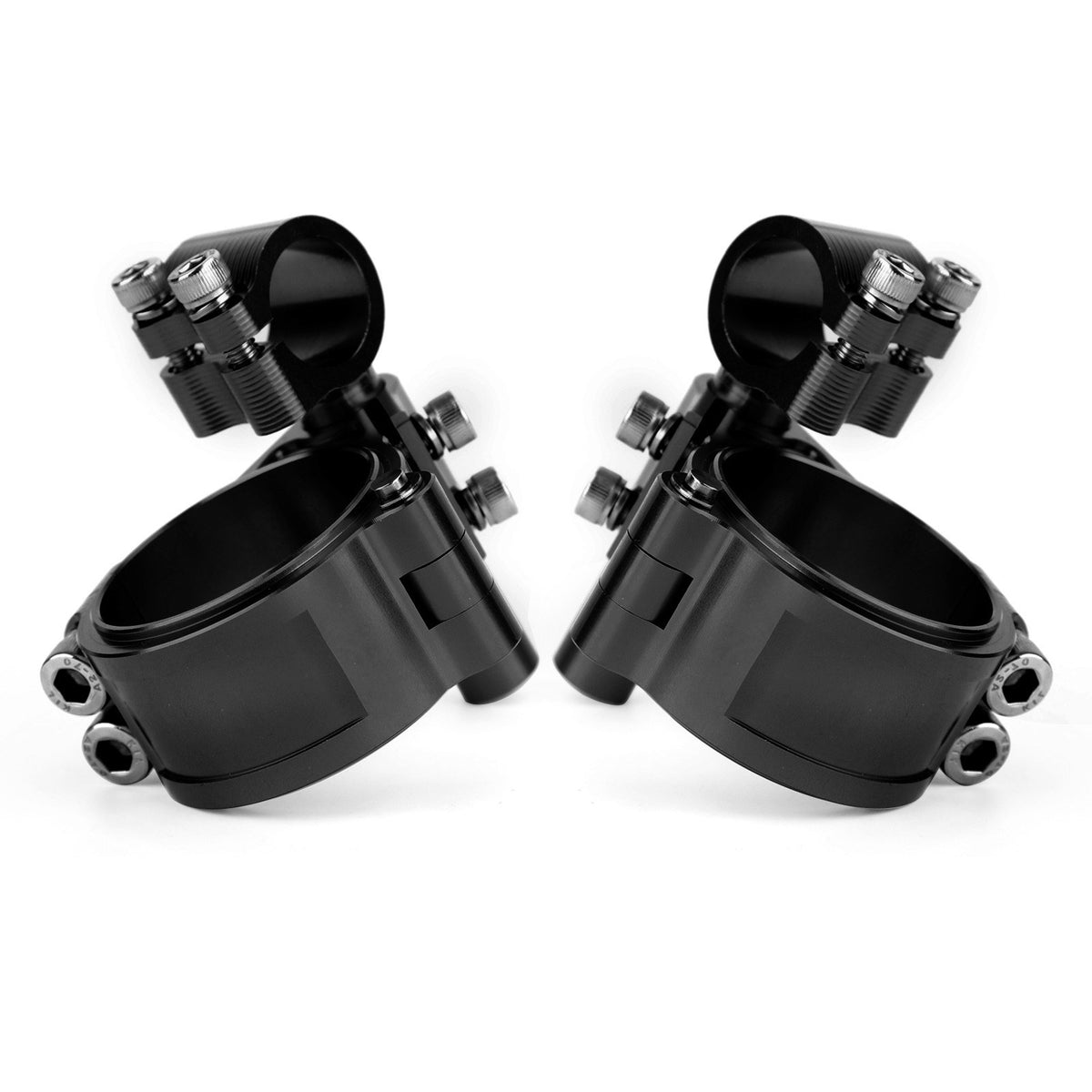 CNC Motorcycle 51mm Fork Clip on Clip ons Handlebar Heads Mount Clamp Universal