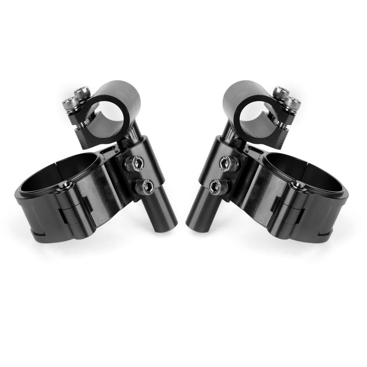 CNC Motorcycle 51mm Fork Clip on Clip ons Handlebar Heads Mount Clamp Universal