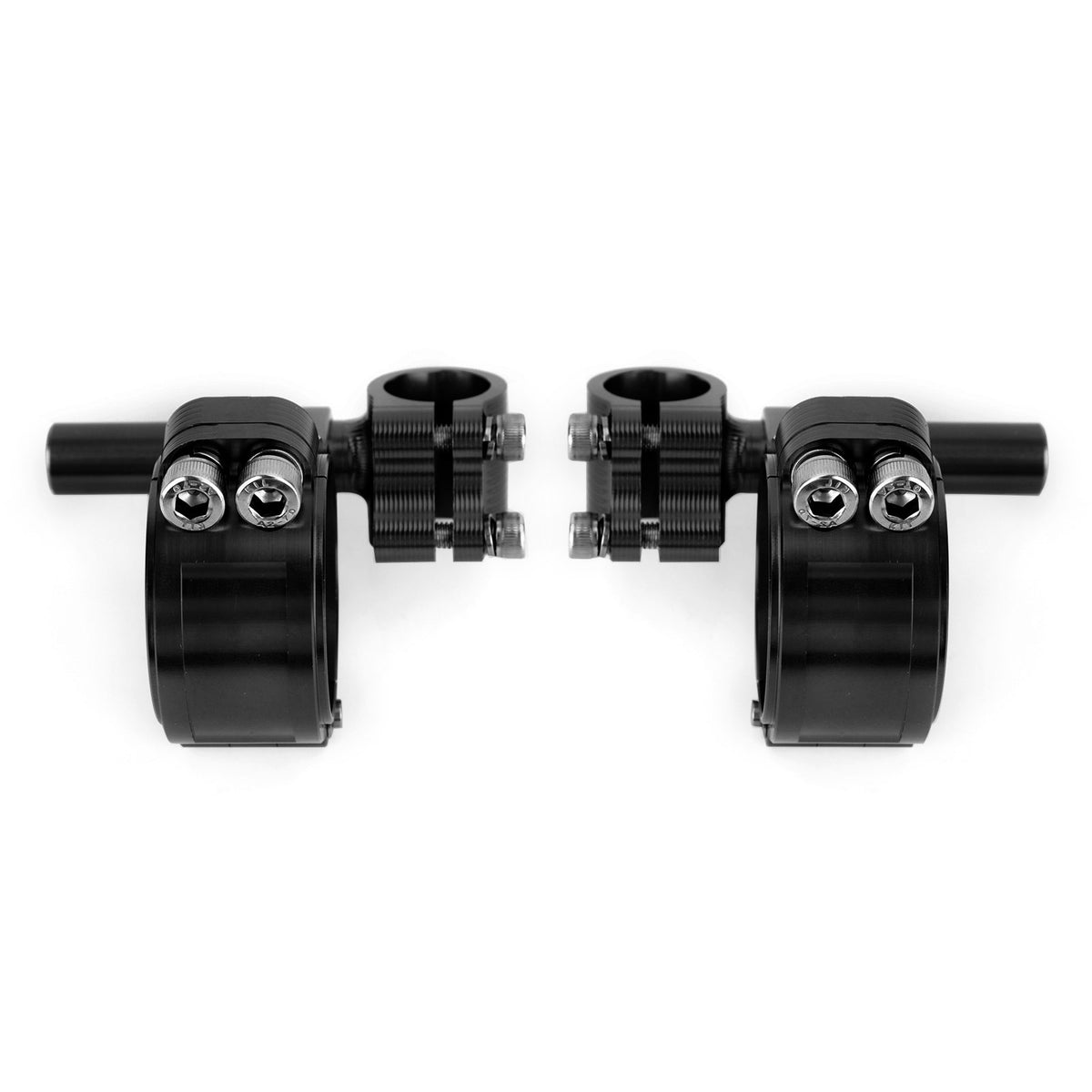 CNC Motorcycle 51mm Fork Clip on Clip ons Handlebar Heads Mount Clamp Universal