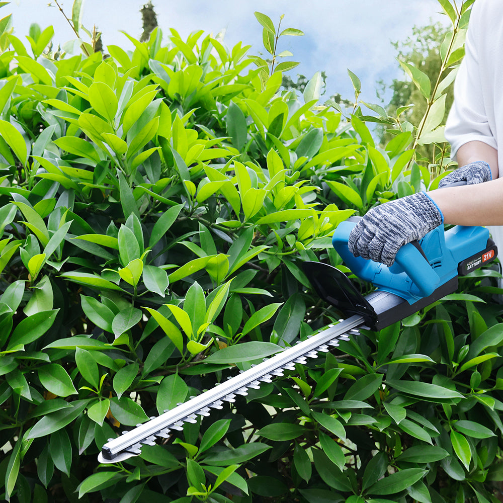 20'' Electric Hedge Trimmer Cordless Power Hedge Trimmer with 2Battery & Charger