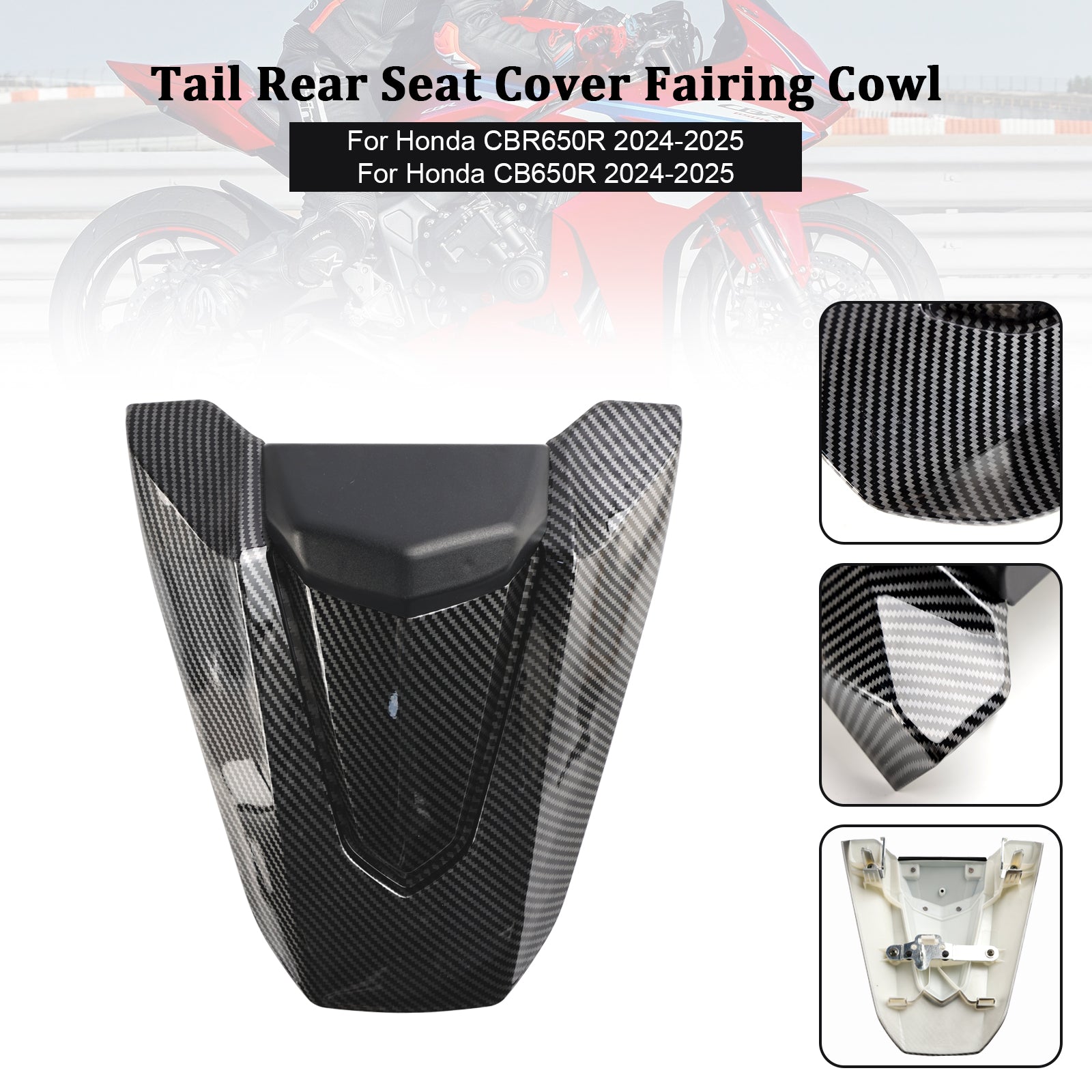2024-2026 Honda CBR650R CB650R Rear Tail Seat Fairing Cover