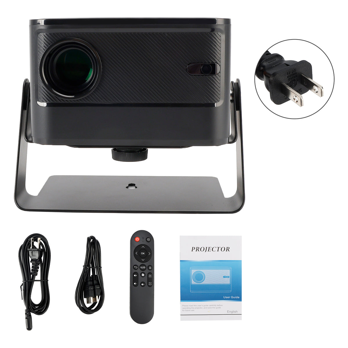 4K Projector Smart Android Home Projector Dual Frequency HD Projector Bedroom US