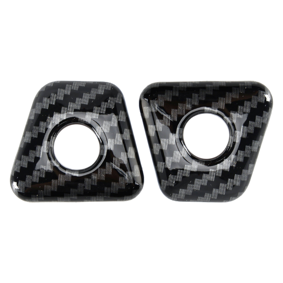 Carbon Fiber Inner Door Bolt Lock Down Frame Trim For BMW 5 Series G30 18-22
