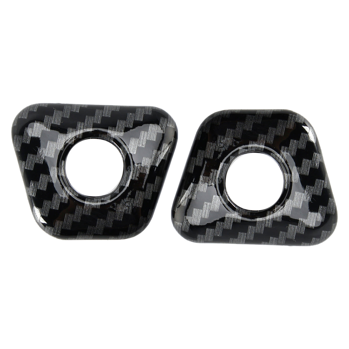 Carbon Fiber Inner Door Bolt Lock Down Frame Trim For BMW 5 Series G30 18-22