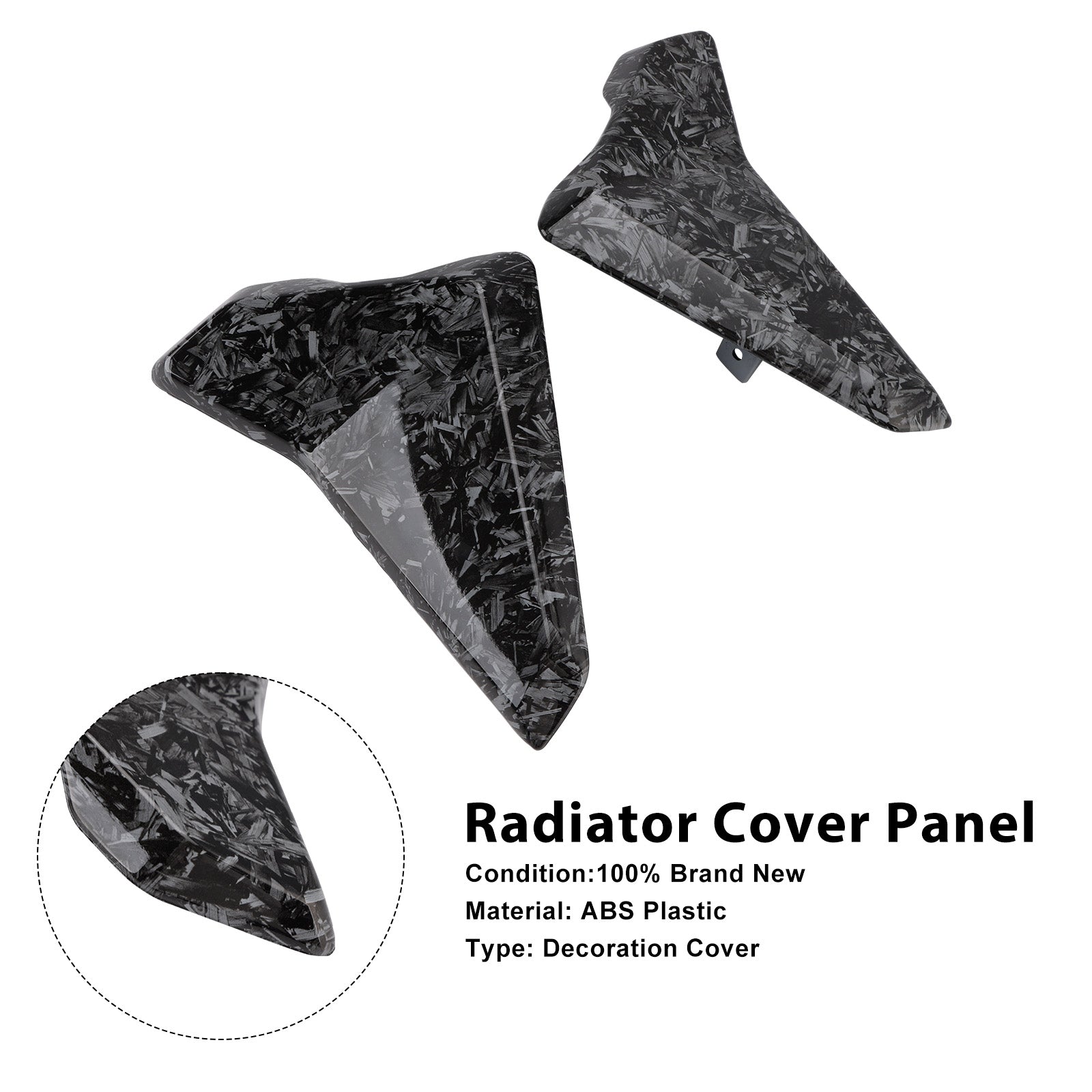 2023-2025 Street Triple 765 R/RS Radiator Side Cover Fairing Panels