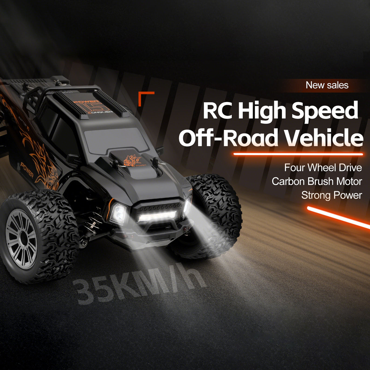 Wltoys 1:16 RC electric four-wheel drive large legged off-road vehicle