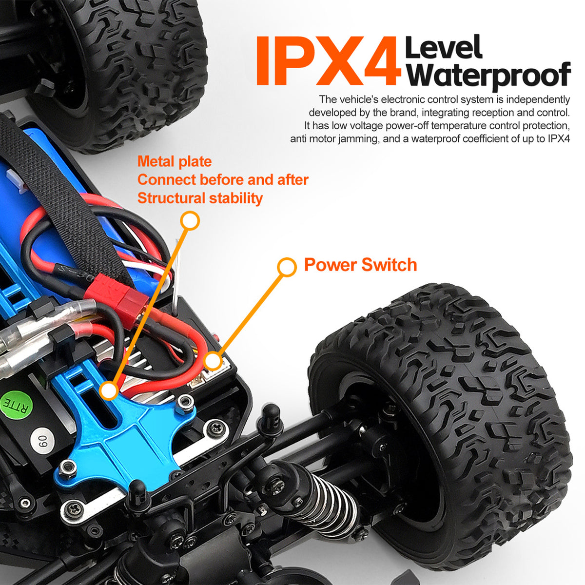 Wltoys 1:16 RC electric four-wheel drive large legged off-road vehicle