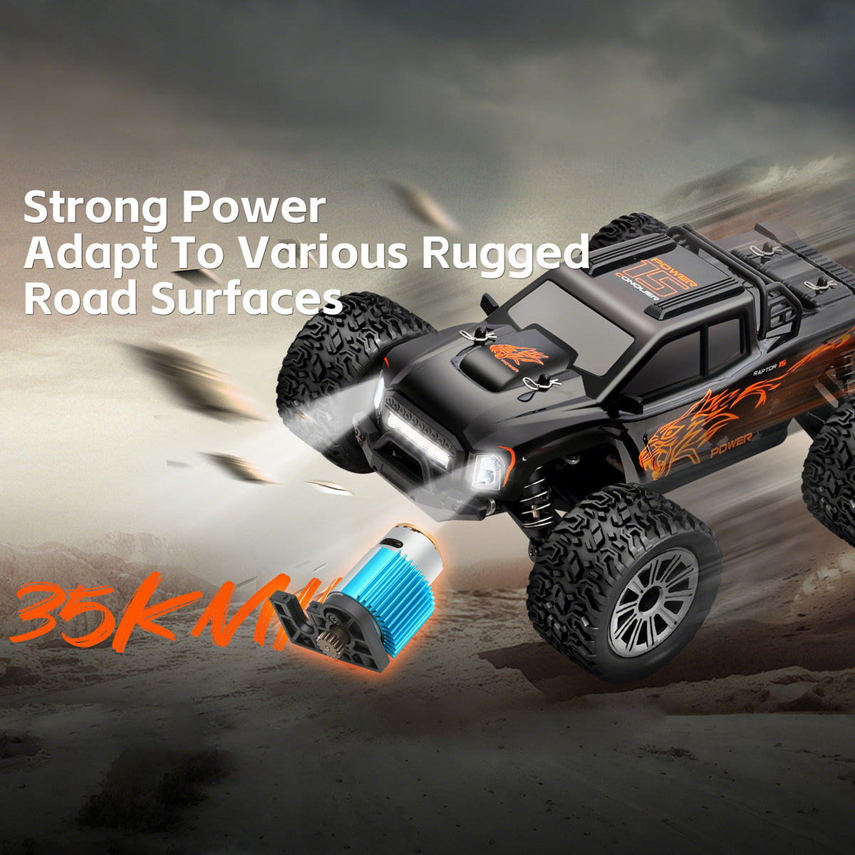 Wltoys 1:16 RC electric four-wheel drive large legged off-road vehicle