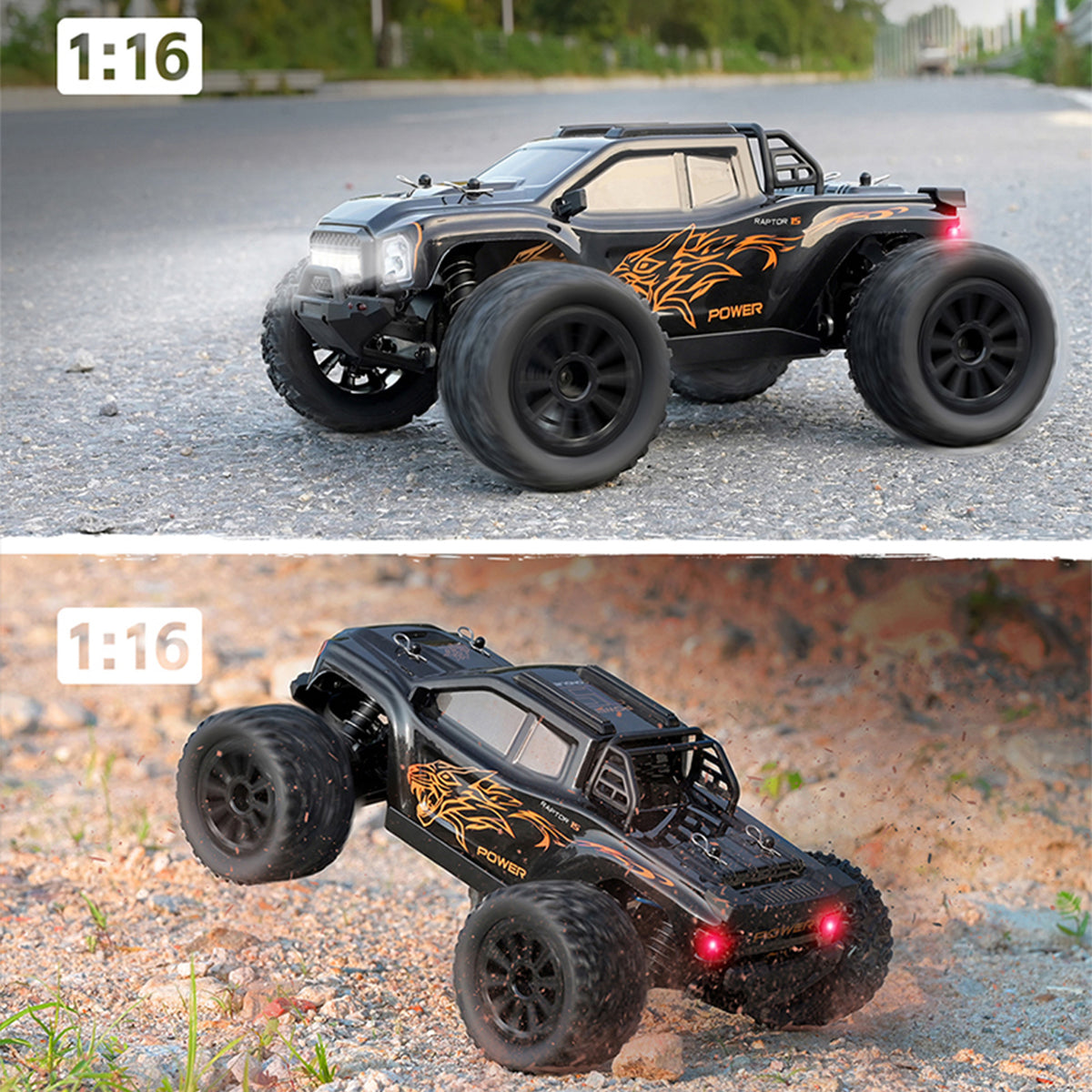 Wltoys 1:16 RC electric four-wheel drive large legged off-road vehicle