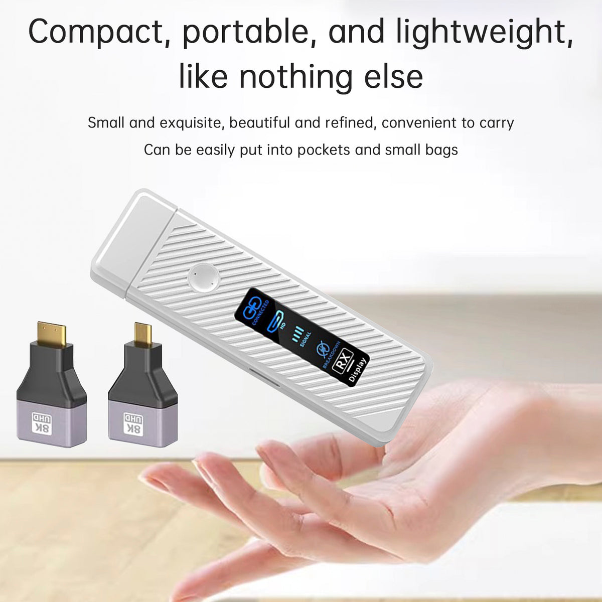HDMI Wireless Screen Projector 1080P 50M Video Transmitter Receiver Micro Mini