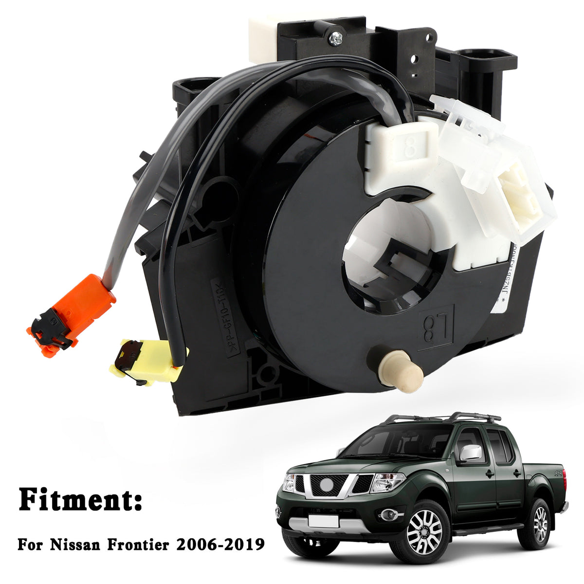 2006-2019 Nissan Frontier Clock Spring+2 Wires Small Open Center 25560-ZL44A 25560-9BH3A Generic