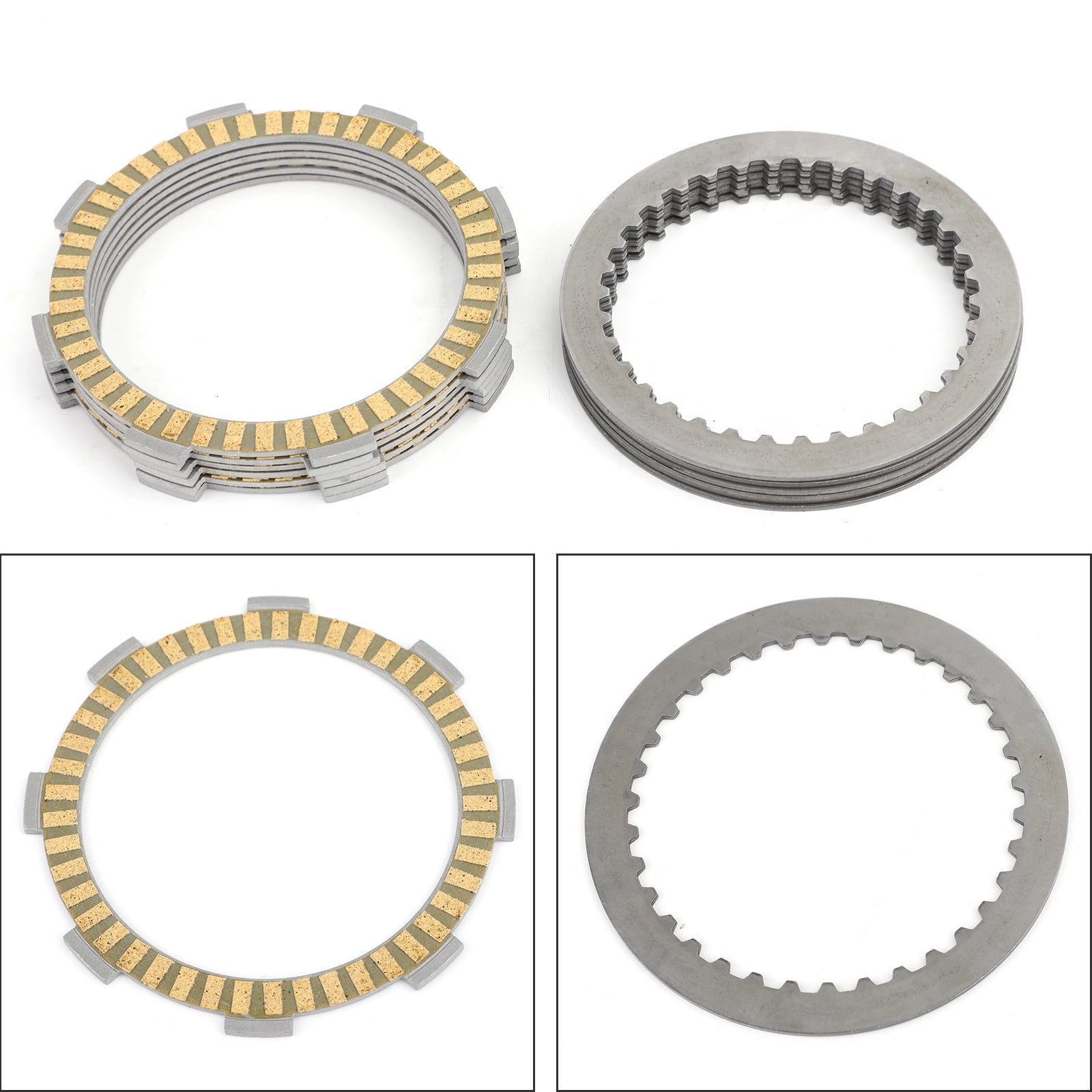 Clutch Kit Steel & Friction Plates for Honda CMX250 Rebel CB250 Nighthawk 91-16 Generic