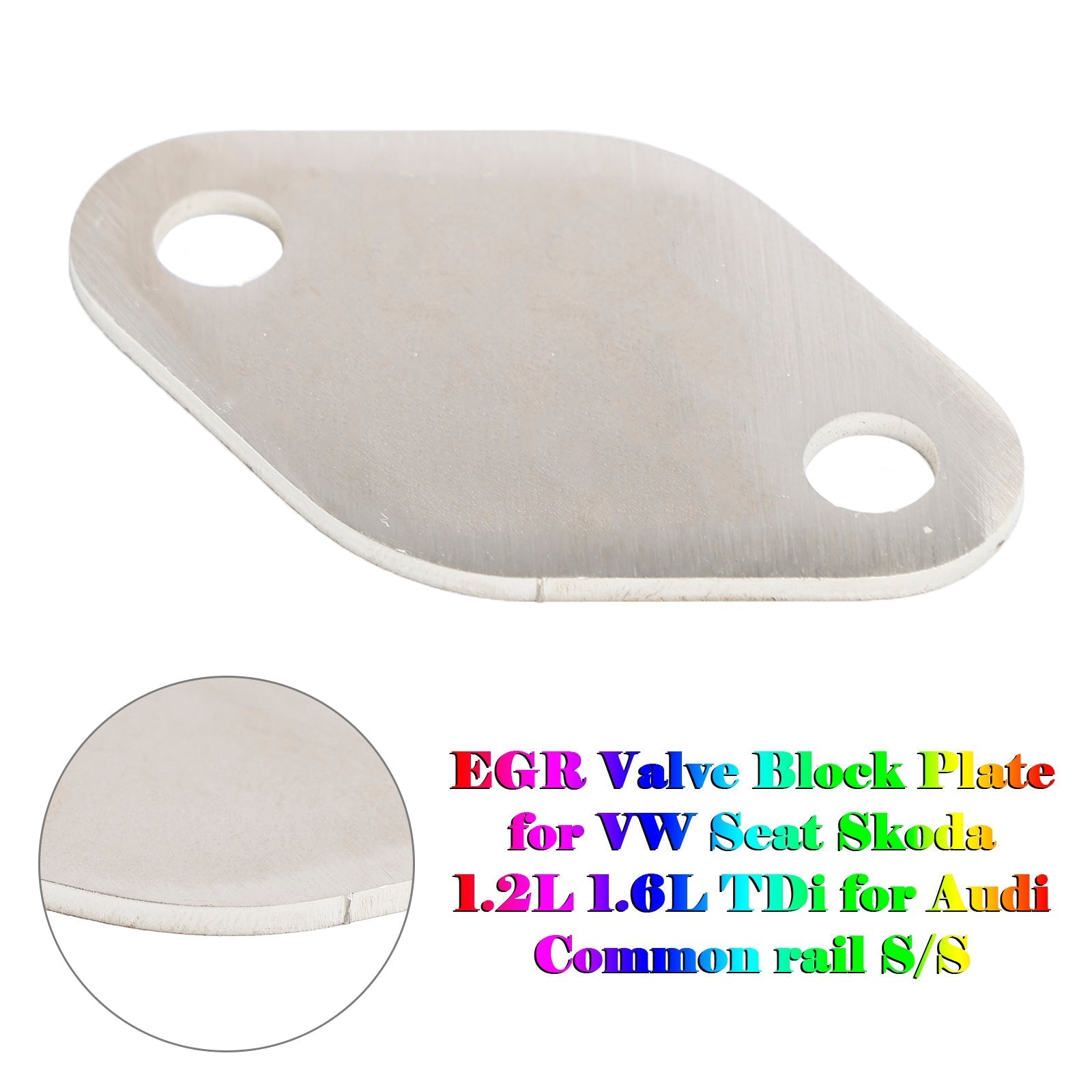Audi Common rail S/S EGR Valve Block Plate