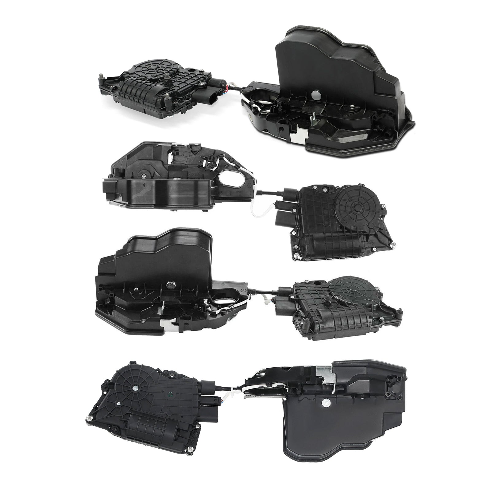 4x Front & Rear Door Lock Actuators for BMW X5 E70 07-12 X6 E71 08-14 w/ Soft Close