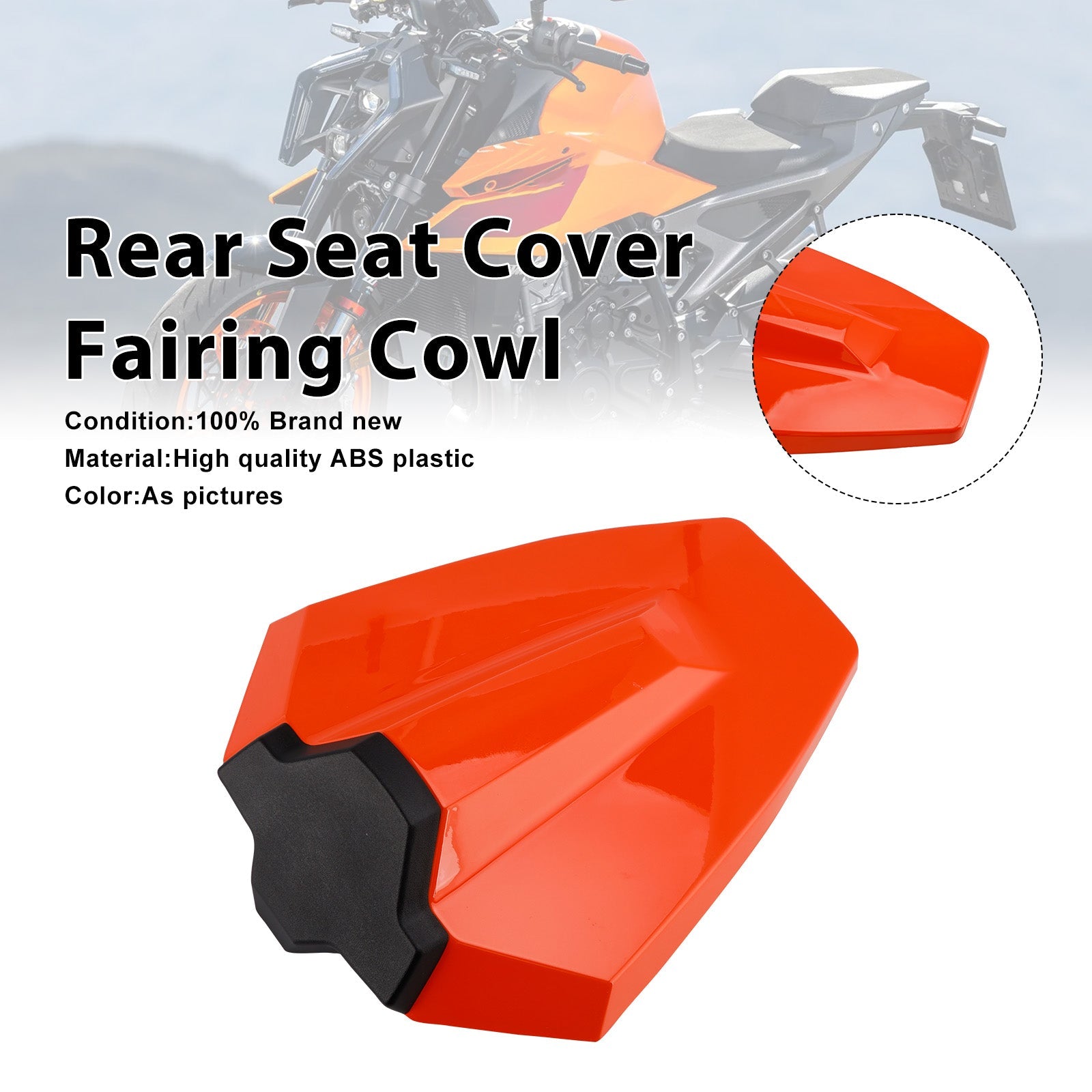 2024-2025 For Duke 990 Rear Pillion Seat Cover Fairing Cowl