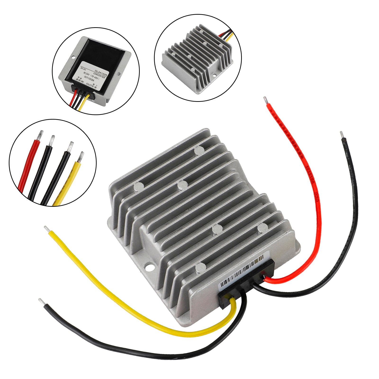 DC/DC Buck Step-Down Module 24V to 12V 25A Power Supply Converter Regulator