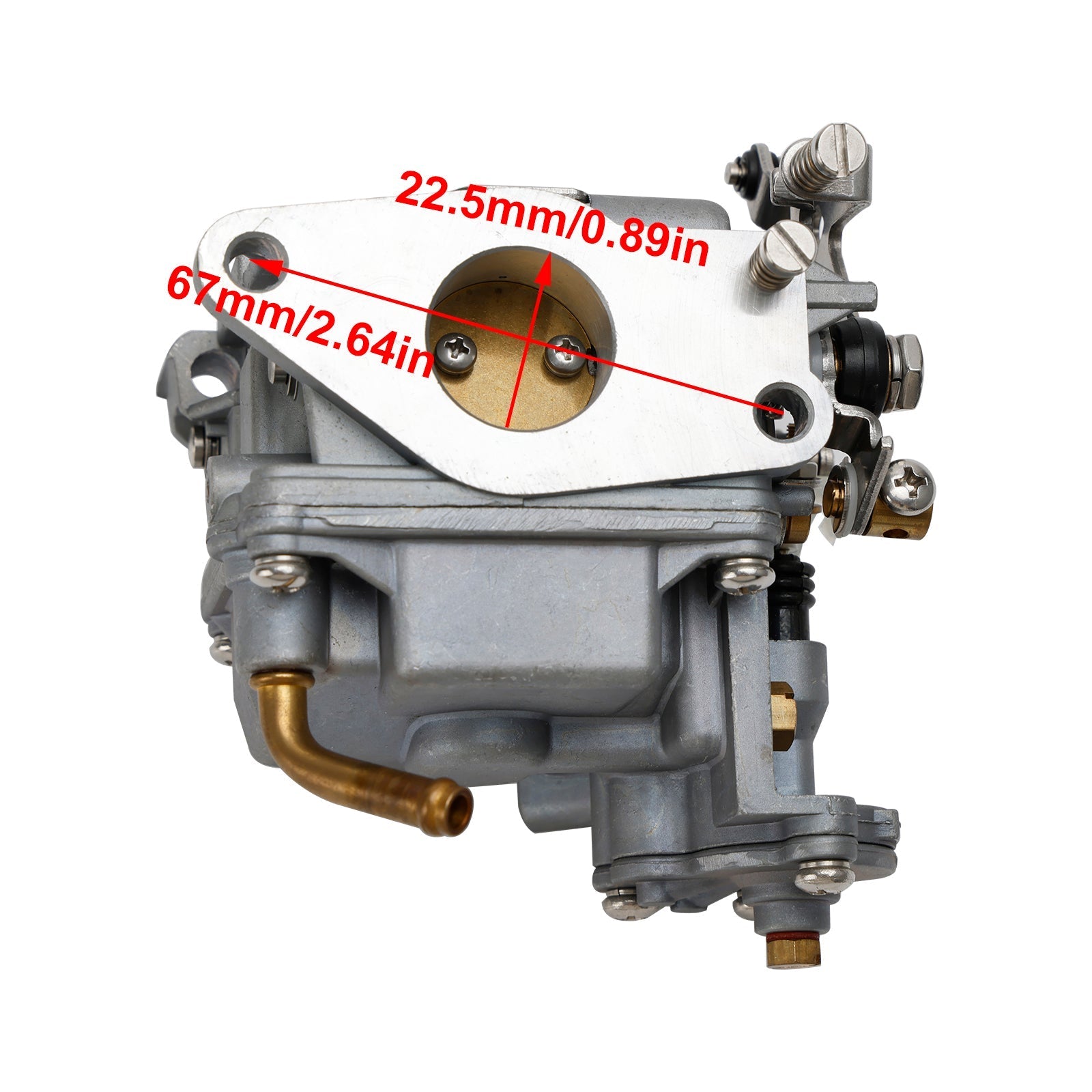 Carburetor Carb fit for Tohatsu Mercury 4 Stroke 9.8HP Outboard 3DP-03100-2 3V2-03100-3